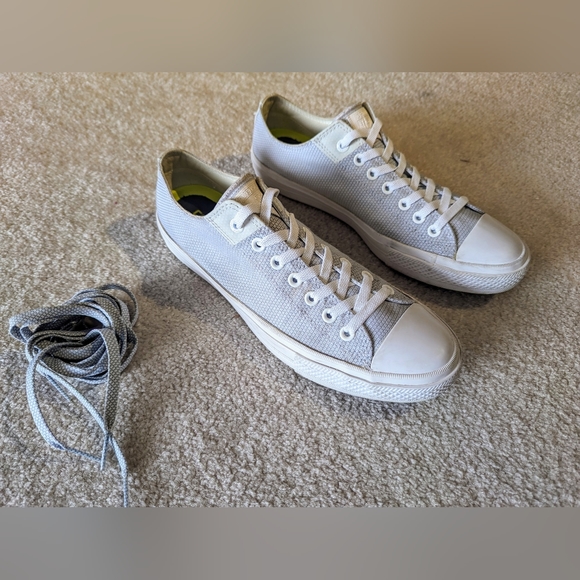 Converse Chuck Taylor All-Star II Ox • Woven White/Blue Granite - Picture 5 of 7